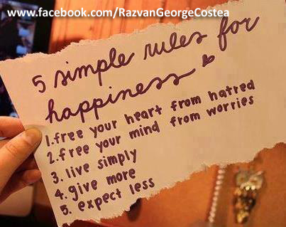the 5 rules of happiness the 5 rules of happiness