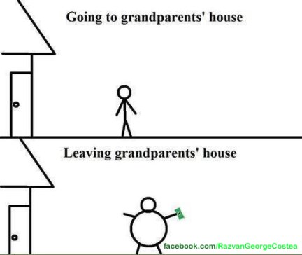 visiting grandparents